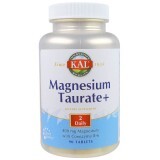 Таурат Магнію, Magnesium Taurate +, KAL, 400 мг, 90 таблеток