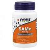 SAM-E (S-Аденозилметионин) Now Foods, 400 мг, 30 таблеток