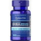 ДГЕА (дегідроепіандростерон), DHEA, Puritan's Pride, 25 мг, 100 таблеток