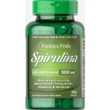 Спирулина, Spirulina, Puritan's Pride, 500 мг, 200 таблеток