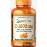 Вітамін C з біофлавоноїдами і шипшиною, Vitamin C, Puritan's Pride, 1000 мг, 250 капсул