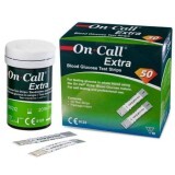 Тест-полоски Acon On Call Extra для глюкометра, 50 штук