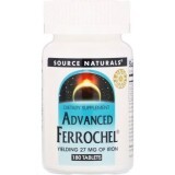 Залізо, Advanced Ferrochel, Source Naturals, 180 таблеток