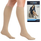 Компрессионные гольфы Vizor (Визор) 2 класс с открытым / закрытым носком Цвет - бежевый Тип носка - Открытый Размер - 3