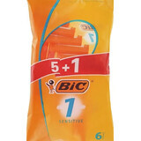 Бритва BIC sensitive 1 для чутливої шкіри 5 + 1 (6 шт) 