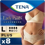 Підгузки-трусики для жінок Tena Lady Pants Plus Large, беж., 8 шт 