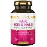 Вітаміни для волосся, шкіри та нігтів, Skin, Nails&Hair, Novel, 60 жувальних таблеток