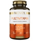 Мультивитамины Novel со вкусом фруктов, 60 жевательных таблеток.