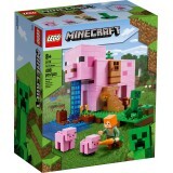 Конструктор LEGO Minecraft Будинок-свиня 490 деталей