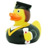 Іграшка для ванної Funny Ducks Випускник качка