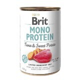 Консерви для собак Brit Mono Protein з тунцем і бататом, 400 г