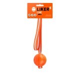 Игрушка для собак Liker Line Мячик с лентой 5 см