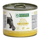 Консерви для собак Nature's Protection Adult small breed Veal & Duck 200 г