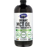 Органічне масло МСТ, Organic MCT Oil, Now Foods, 946 мл