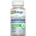 Ацидофилы, Пробиотик и пребиотик морковного сока, Acidophilus 3 Strain Probiotic & Prebiotic Carrot Juice, Solaray, 30 вегетарианских капсул
