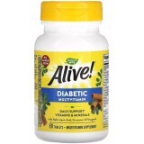 Диабетические мультивитамины, Alive! Diabetic Multivitamin, Nature's Way, 60 таблеток