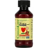 Жидкий цинк для детей, вкус манго и клубники, Zinc Plus, ChildLife, 118 мл