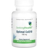 Коензим Q10, 100 мг, Optimal CoQ10, Seeking Health, 60 вегетаріанських капсул