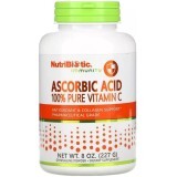 Аскорбінова кислота у порошку, Вітамін C, Ascorbic Acid, 100% Pure Vitamin C, NutriBiotic, 227 гр