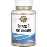 Магний глицинат и витамины группы B от стресса, Stress B Mag Glycinate, KAL, 60 вегетарианских капсул