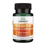 Комплекс Swanson Vitamin D Boron Complex, 60 капс.