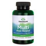 Комплекс Swanson Multi and Mineral Daily, 100 капс.