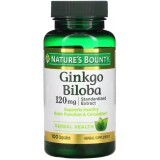 Гінкго Білоба, 120 мг, Ginkgo Biloba, Nature's Bounty, 100 капсул