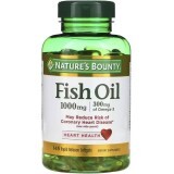 Риб'ячий жир 1000 мг, Fish Oil, Nature's Bounty, 145 гелевих капсул
