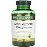 Со Пальметто 450 мг, Saw Palmetto, Nature's Bounty, 250 капсул
