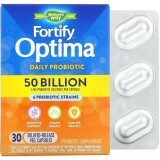 Пробиотик с отсроченным высвобождением, 50 млрд КОЕ, Fortify Optima Daily Probiotic, 50 Billion, Nature's Way, 30 капсул