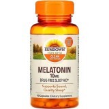Мелатонін 10 мг, Melatonin, Sundown Naturals, 90 капсул