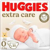 Підгузки Huggies Extra Care 0 3.5 кг 25 шт