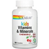 Диетическая добавка Solaray Мультивитамины для детей, 120 таблеток