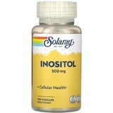 Дієтична добавка Solaray Інозитол, 500 мг, 100 вегетаріанських капсул