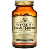 Диетическая добавка Solgar Витамин Е, 268 мг (400 МЕ), 100 вегетарианских капсул