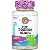 Диетическая добавка KAL Пробиотики Дино-дофилус для детей, вкус вишни, 60 жевательных таблеток