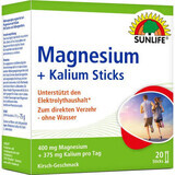 Витамины SUNLIFE Magnesium+Kalium Sticks для восстановления электролитного баланса в стиках №20