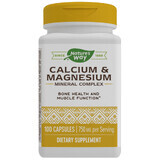 Кальцій-магній Nature's Way Calcium-Magnesium капсули №100