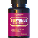 Мультивітаміни для жінок таблетки для покращення стану волосся, шкіри та нігтів флакон 60 шт