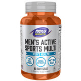Чоловічі мультівітаміни Now Foods для активних видів спорту гелеві капсули №90