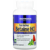 Дієтична добавка Enzymedica Бетаїн гідрохлорид, 120 капсул