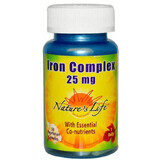 Витаминно-минеральный комплекс Nature's Life с железом, 25 мг, 50 вегетарианских капсул