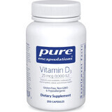 Диетическая добавка Pure Encapsulations Витамин D3, 1000 МЕ, 250 капсул