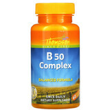 Диетическая добавка Thompson Комплекс витаминов В-50, 60 капсул