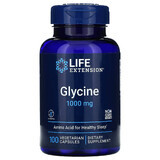 Глицин Life Extension Glycine 1000 mg капсулы флакон 100 шт