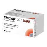 Сіофор XR 1000 таблетки прол./д. по 1000 мг №120 