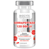 Biocytе SERRAPEPTASE Серрапептаза з вітаміном С: Зменшення запалення, 60 капсул
