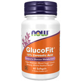Глюкофит NOW капсулы поддерживают здоровый метаболизм глюкозы №60