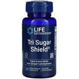 Потрійний захист від цукру, Tri Sugar Shield, Life Extension, 60 вегетаріанських капсул