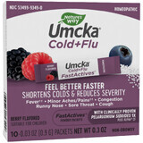 Порошок против простуды и гриппа Nature's Way Umcka Cold & Flu Berry Fastactv в пакетах по 9,12 г №10